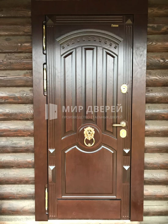 Стальная уличная дверь с терморазрывом - фото