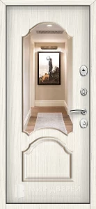 Металлическая межкомнатная дверь в квартиру №21 внутренняя - фото