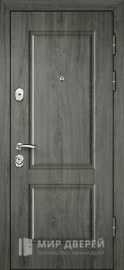 Дверь входная серая уличная №13 внешняя - фото