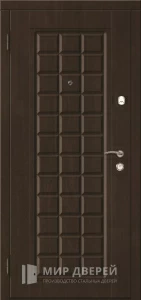 Дверь в дачный дом чёрный антик №27 внутренняя - фото