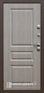 Утепленная металлическая дверь для дачи №24 внутренняя - фото